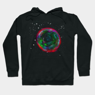 Super Red Space Bubble Hoodie